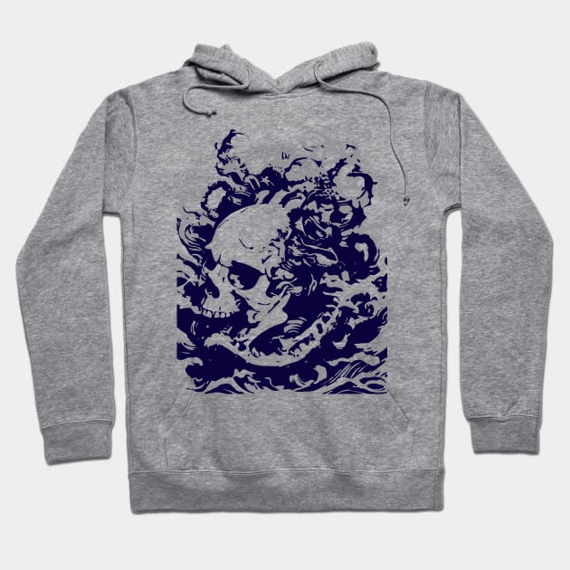 skull octopus Hoodie by lkn